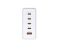 Зарядний пристрій мережевий   240Вт GaN 4хUSB-С, 1xUSB-A, білий D-Link DCF-241