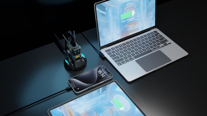 Зарядний пристрій мережевий GravaStar Alpha65 65Вт 2XUSB-C/USB-A, cірий