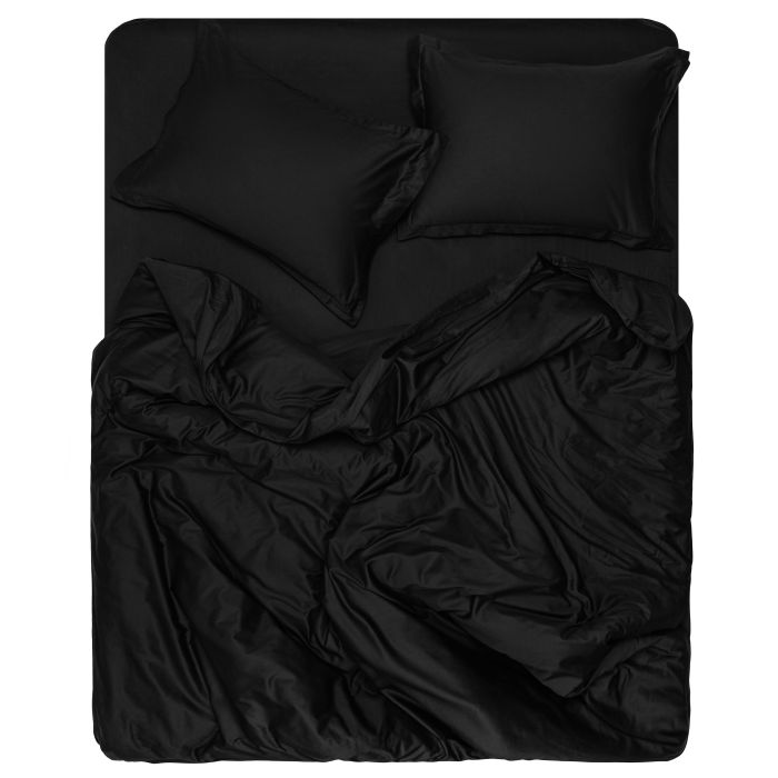 Підковдра Ardesto Mix&Match Premium, 200х220см, 100% бавовна, сатин, чорний