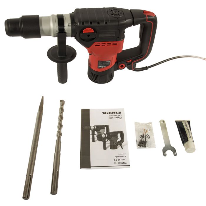 Перфоратор Vitals Master Ra 4216NC SDS-max 1600Вт 12Дж кейс 8.7кг