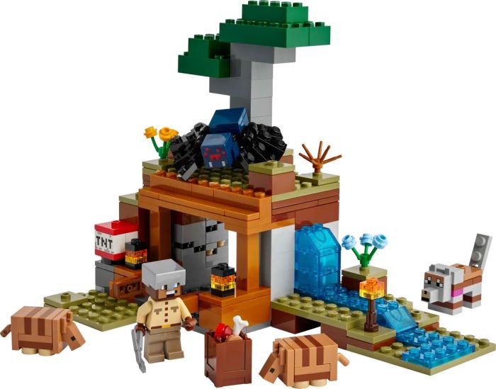 Конструктор LEGO Minecraft Шахтна експедиція «Броненосець»