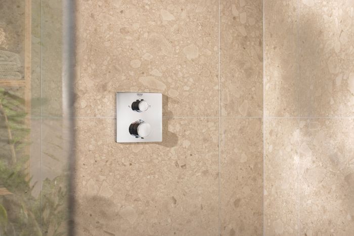 Душова система Grohe QuickFix Precision прихованого монтажу з Vitalio Rain Mono 310 Cube, хром