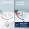 Смеситель для раковины Grohe QuickFix Dice ColdStart M-размера, дл. излива - 116мм, неповоротный, 1 рычаг, хром