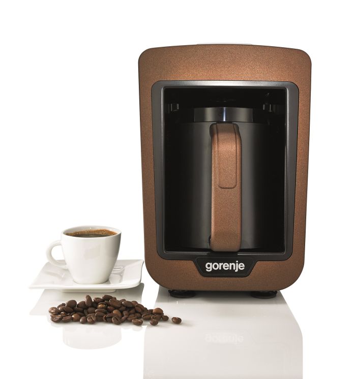 Кофеварка Gorenje капельная, 0.27л, молотый, 2чашки, коричневый