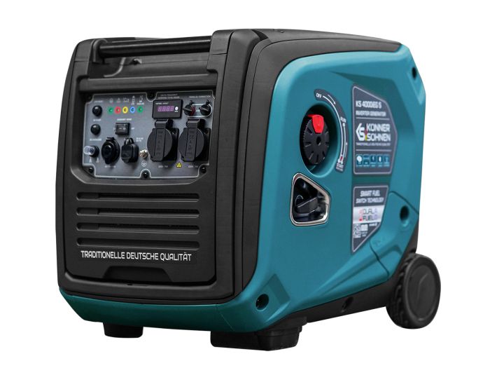 Генератор газобензиновий інверторний Konner&Sohnen KS 4000iEG S, 230В, 4.0кВт, електростартер, 40кг
