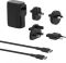 Зарядний пристрій мережевий Belkin 25Вт USB-С PD, PowerBank 5000мА·год, кабель USB-C > USB-C, 1м, чорний