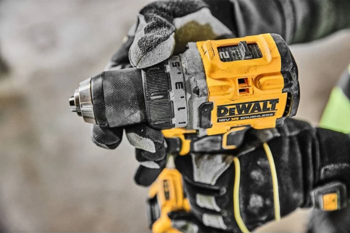 Шуруповерт-дрель аккумуляторная DeWALT XR Li-Ion PowerStack 18В 2х5А·час 90Нм 0-650·0-2000об/мин кейс ЗП 1.28кг