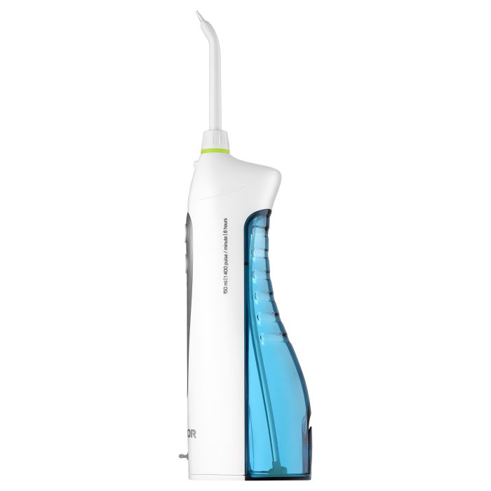Іригатор Sencor портативний, чаша 150 мл, Li-ion акум. в компл., чохол, 10 насадок, білий