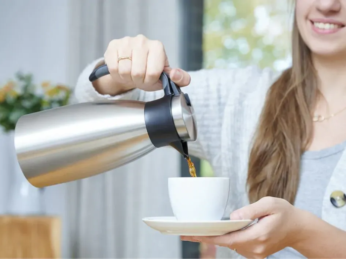 Термоглечик Tefal Soft Grip, 1.5л, нежавіюча сталь, пластик, чорний