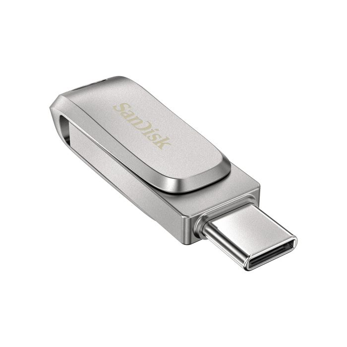 Накопичувач SanDisk   32GB USB 3.1 Type-A + Type-C Dual Drive Luxe Срібний