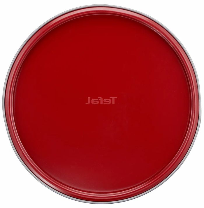 Форма для випікання Tefal DeliBake, крушла, знімне дно, 245x245x80мм, вуглецева сталь, червоний