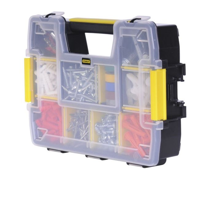 Органайзер Stanley Sort Master Light, 10 відділень, регульовані перегородки, 6.5х29.5x21.5см, пластик