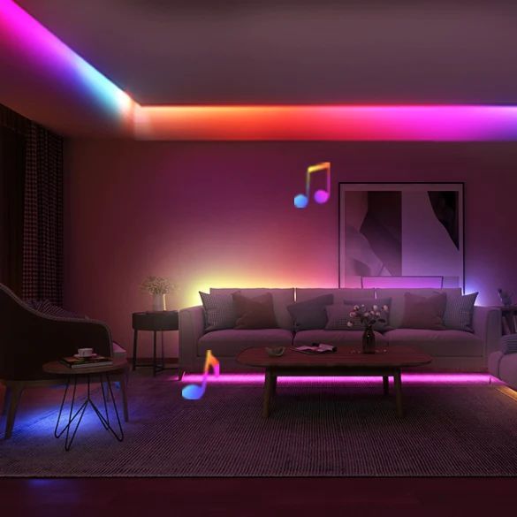Лента светодиодная умная Govee H618A RGBIC Basic Wi-Fi + Bluetooth LED Strip Light 5м Белый