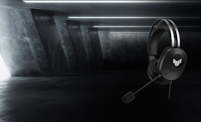 Гарнитура игровая ASUS TUF Gaming H1 GEN II, USB-A, 2м., чёрный
