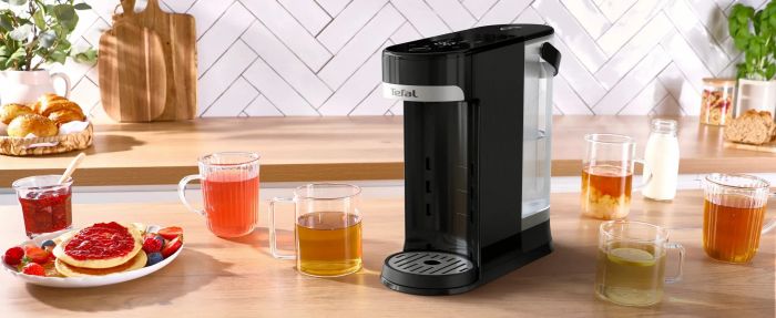 Електрочайник-диспенсер Tefal Instant Hot Water 2л, 5 темп.реж, мгновенный нагрев, сенc. управл, черний
