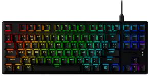 Клавиатура механическая HyperX Alloy Origins Core PBT 87key, AqUK, USB-A, EN/UA, RGB, черный