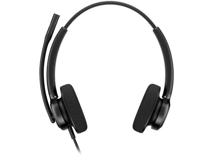 Гарнітура комп'ютерна стерео On-ear HP Poly Mission 425, USB-A, USB-C, Uni-mic, AI noise cancelling, Cертифікати Teams, Zoom, Google Meet, чорний