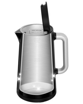 Електрочайник Tefal DIGITAL, 1.7л, LED дисплей, з подвійними стінками, глянець, чорний