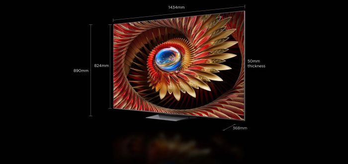 Телевізор 65" TCL MiniLED 4K 144Hz Smart Google TV Titan Bang & Olufsen sound