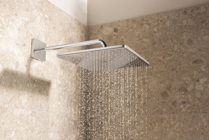 Душова система Grohe QuickFix Precision прихованого монтажу з Vitalio Rain Mono 310 Cube, хром