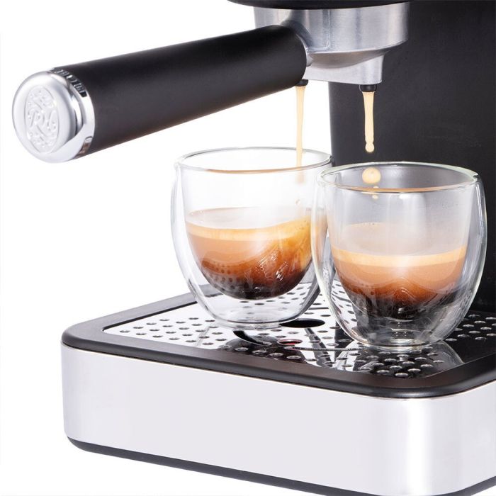 Кавоварка Russell Hobbs ріжкова Distinctions 1.1л, мелена + чалди, чорно-сріблястий