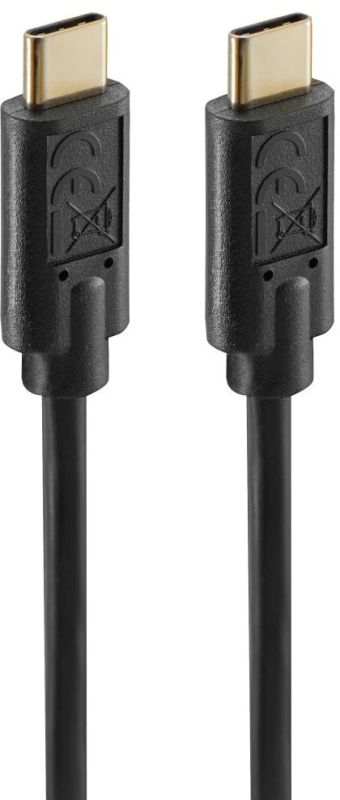 Кабель USB-С > USB-C заряджання/синхронізації Hama 1,5м, чорний