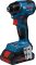 Гвинтоверт ударний акумуляторний Bosch Professional GDR 18V-220 C 18В 2х5А·год 0-3400об/хв 220Нм 1кг Bluetooth