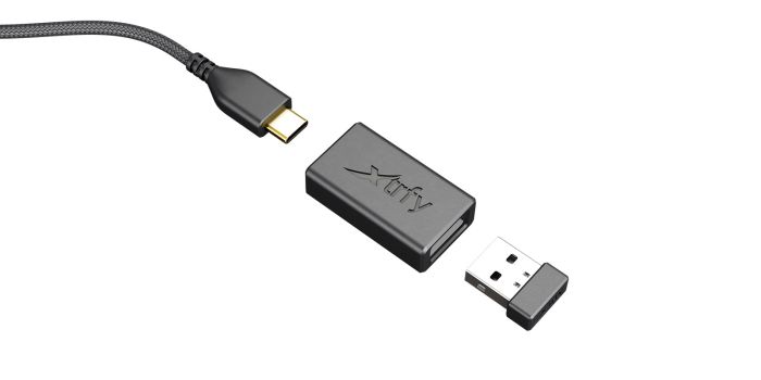 Мышь Xtrfy M4, WL/USB-A, RGB, черный