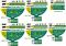 Шланг садовий 2Е AquaFlex Emerald Pro 1/2" 30м 4 шари 20бар -10…+60°C зрошувач 2 конектори адаптер