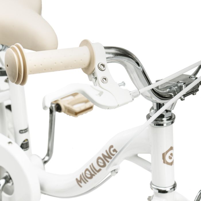Детский велосипед Miqilong LS 16" белый