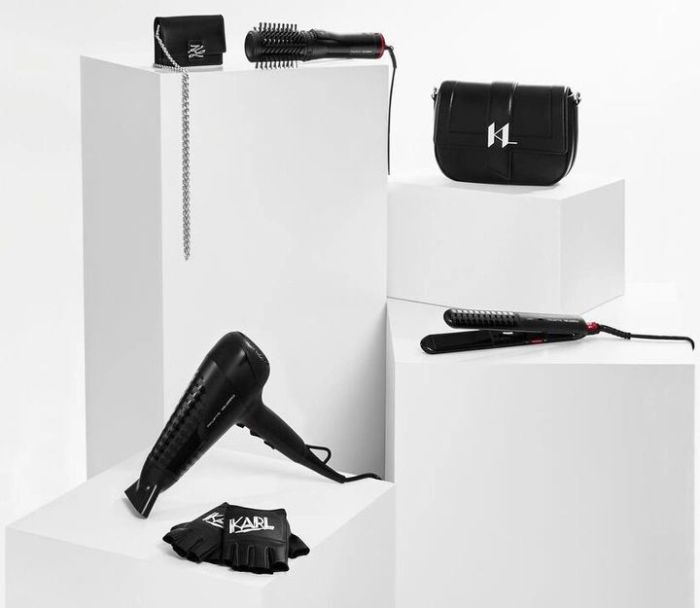 Фен Rowenta Studio Dry x Karl Lagerfeld, 2100Вт, 3 режими, хол. обдув, чорний