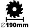 Пила дискова акумуляторна Einhell Professional TE-CS 18/190LI BL PXC 18В 190х20мм 3.23кг без АКБ та ЗП