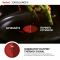 Сотейник Tefal Excellence+, з кришкою, 24см, алюміній, скло, бакеліт, чорний