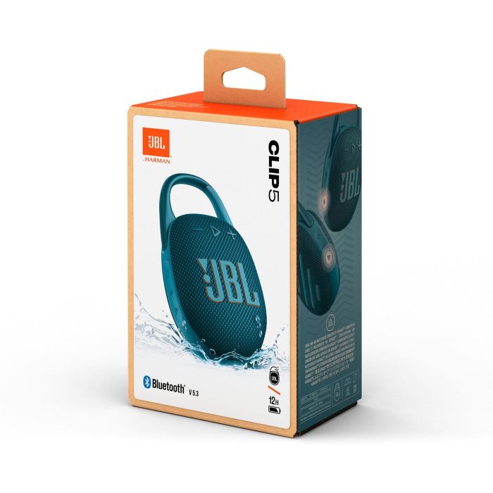 Акустическая система JBL Clip 5 7Вт, BT 5.3, IP67, Синий