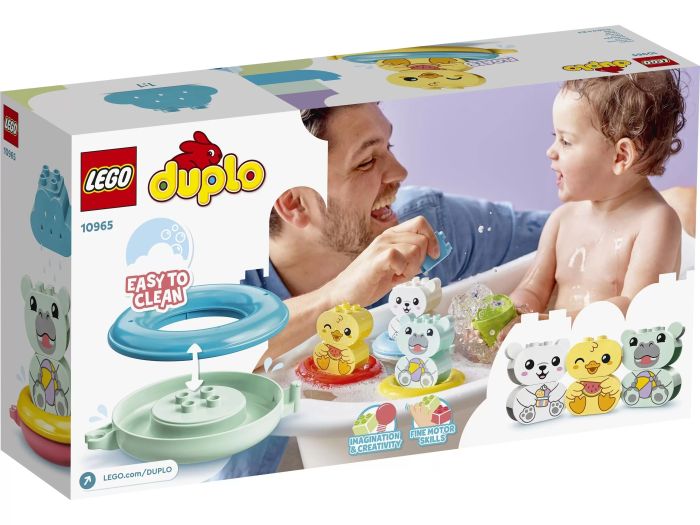 Конструктор LEGO DUPLO My First Веселе купання: Плаваючий потяг із тваринами