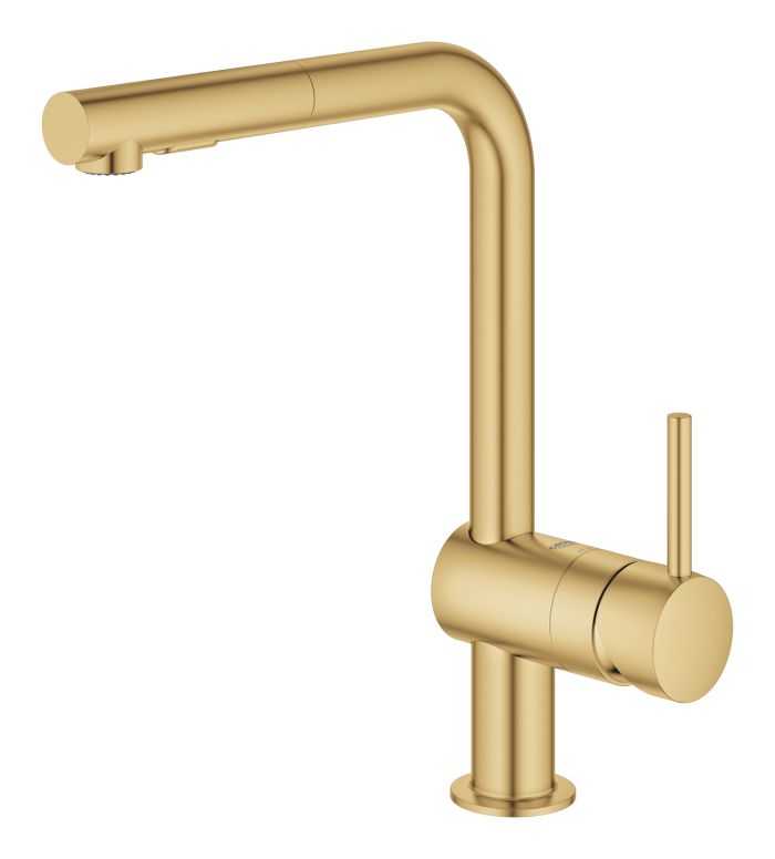 Набір для кухні Grohe K700U стальна мийка 31574GN1 + зміш. 30274GN0 + дозатор 40535GN0, матовий прохолодний схід сонця