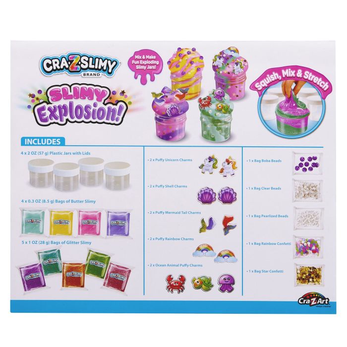 Слайм Cra-Z-Art Slimy Explosion, набор 24ед