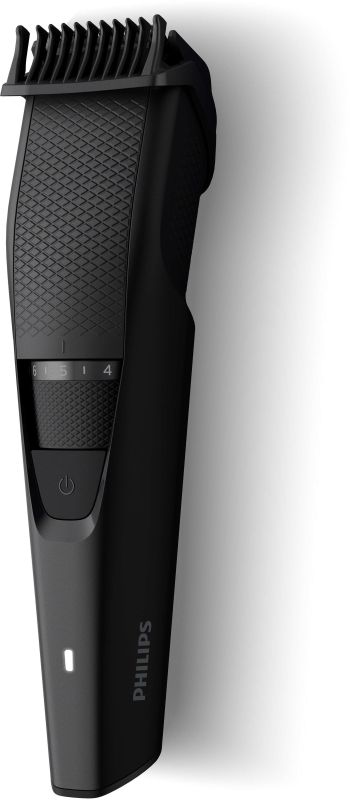 Триммер Philips Series 3000 для бороды и усов, акум., насадок-1, сталь, черный