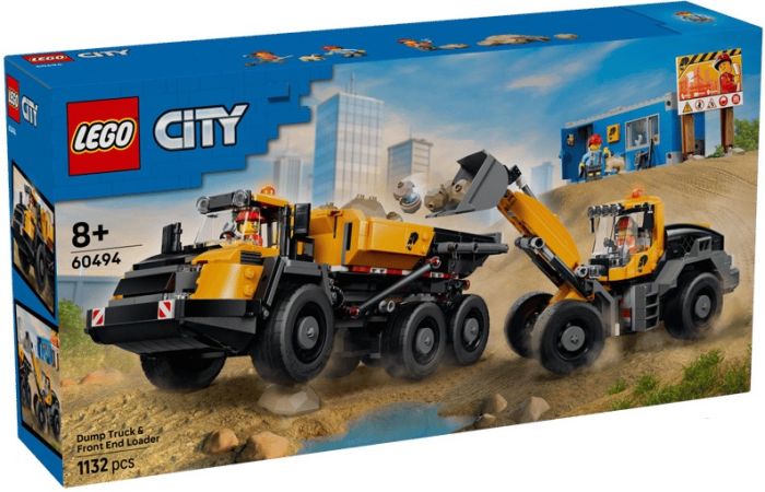 Конструктор LEGO City Самоскид і фронтальний ковшовий навантажувач