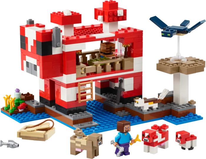 Конструктор LEGO Minecraft Грибний будинок