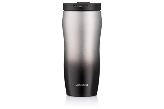 Термочашка Ardesto Metallic, 450мл, нержавеющая сталь, черный