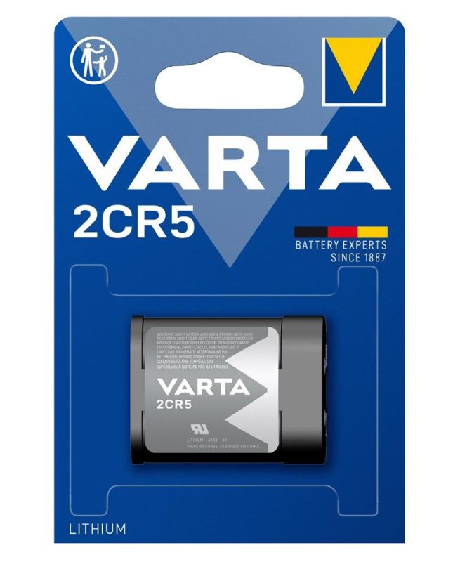 Батарейка Varta літієва 2CR5 блістер, 1 шт