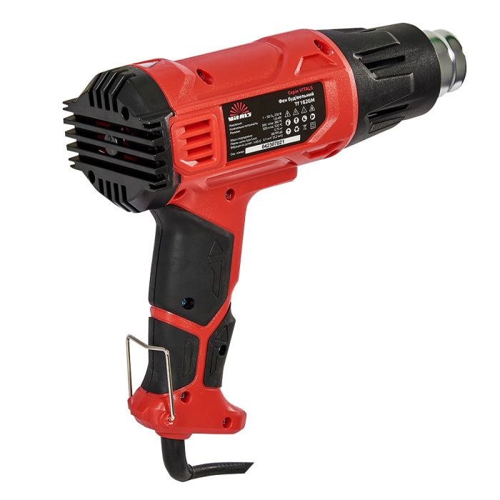 Фен будівельний Vitals Tf 162GM 1600Вт 380/500°C 300-500л/хв 0.75кг