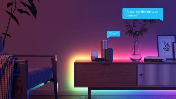 Лента светодиодная умная Govee H618С RGBIC Basic Wi-Fi + Bluetooth LED Strip Light 10м Белый