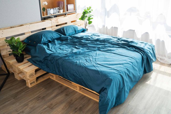 Підковдра Ardesto Mix&Match, 160х220см, 100% бавовна, сатин, синій