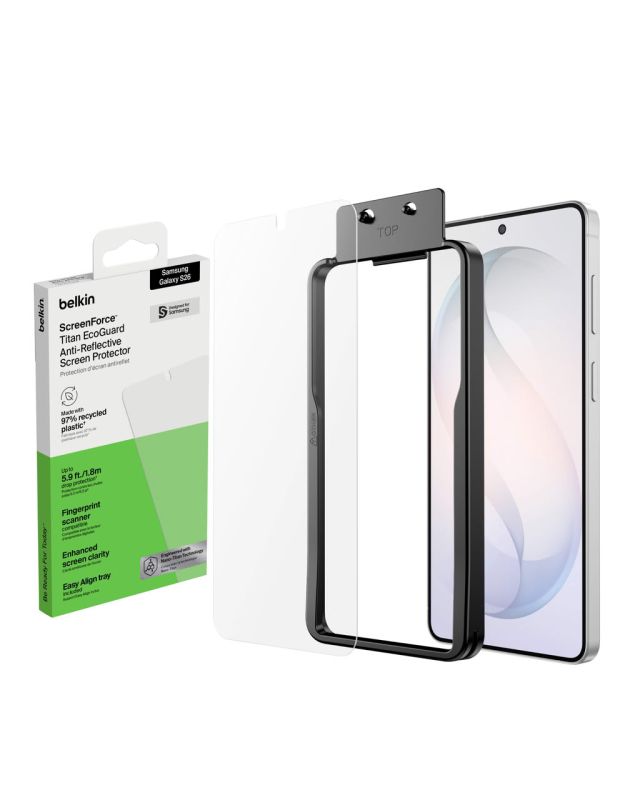 Захисне скло Belkin для Samsung Galaxy S26 Titan EcoGuard (1 Pack)