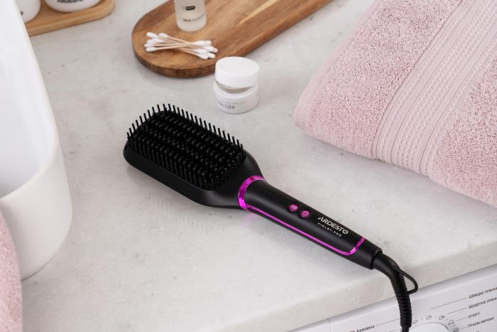 Щітка-випрямляч Ardesto  Violet Pro , 50Вт, 130-210C, кераміка, чорний ARDESTO HSB-Y220PRO