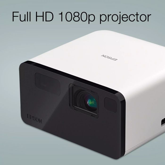 Проєктор Epson EF-21W FHD, 1000 lm, LASER, 1, Google TV, Diamond White