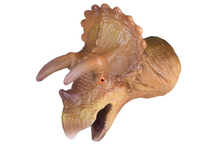 Игровой набор Same Toy Пальчиковый театр Спинозавр и Трицератопс, 2ед.
