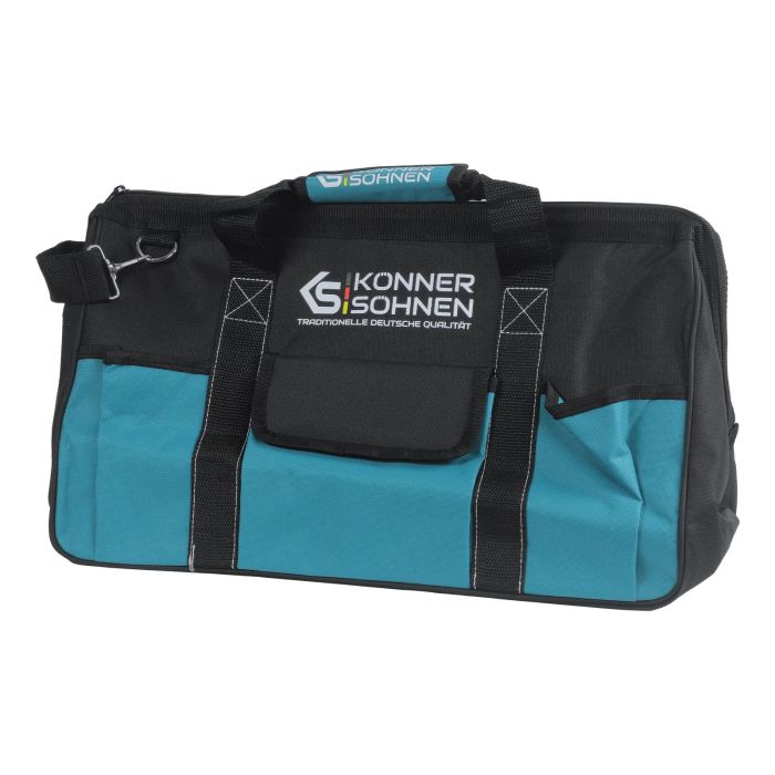 Набір із трьох акумуляторних інструментів Konner&Sohnen KS RHAGD 20V SET 3 PLUS 20В шурупокрут, шліфмашина кутова KS AG20V-125VR, перфоратор KS RH20V-22-4, ЗП 4.5А акб 3х4А·год сумка 10.8кг